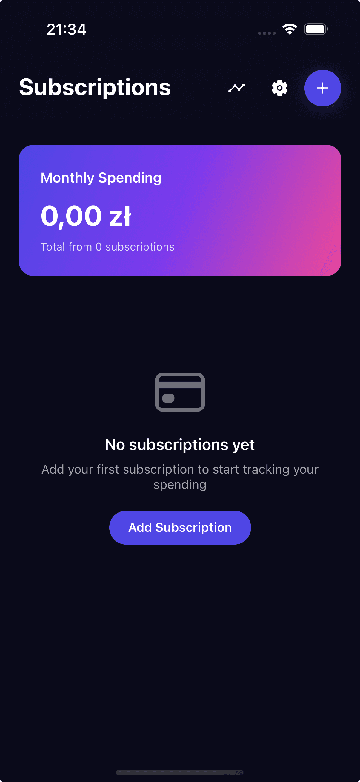 Step 1 - screen aplikacji